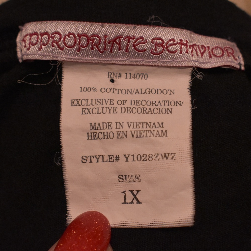 Appropriate Behavior Rhinestone Accent - Picture 2 of 3